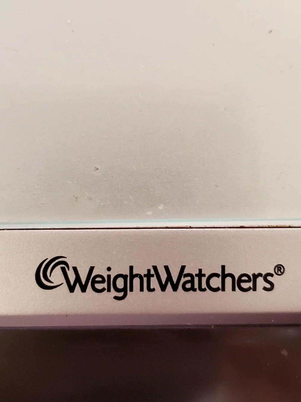 Weight Watchers Vintage White and Silver Digital Kitchen Scale 9